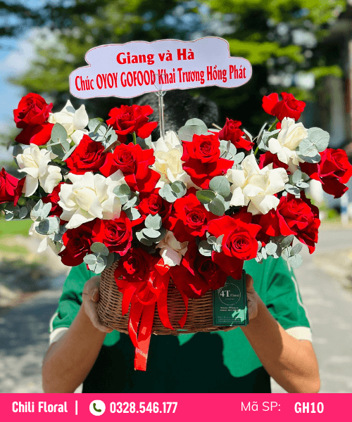 Giỏ hoa tươi