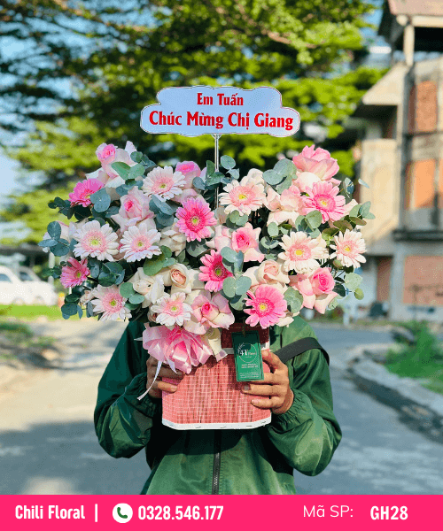 Giỏ hoa tươi