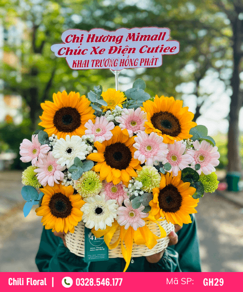 Giỏ hoa tươi