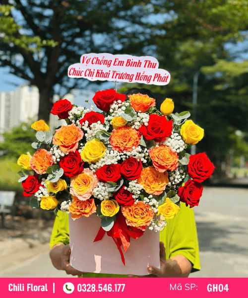Giỏ hoa tươi