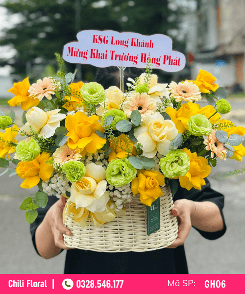Giỏ hoa tươi