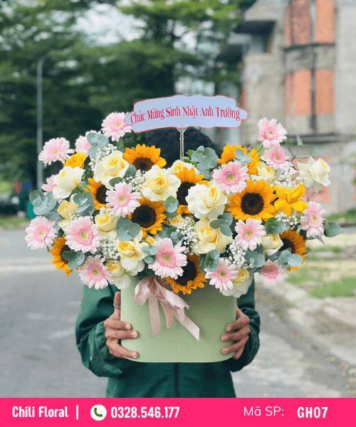 Giỏ hoa tươi
