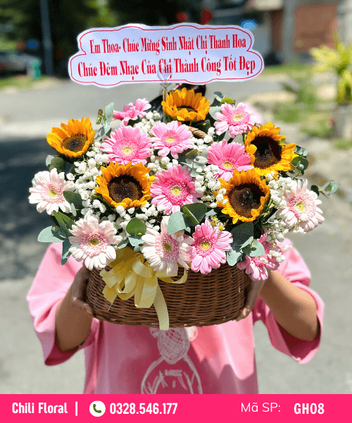 Giỏ hoa tươi