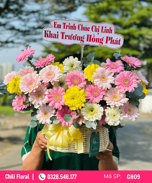 Giỏ hoa tươi