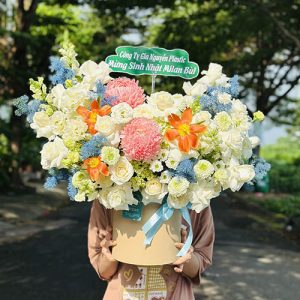 Giỏ hoa mừng sinh nhật phú nhuận