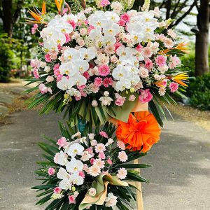 Kệ hoa tone hồng trắng đẹp nhất